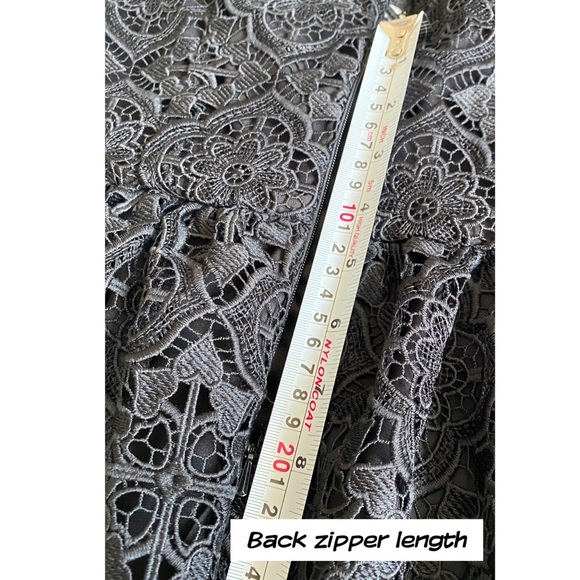 Ever New black embroidered peplum top - Picture 10 of 12